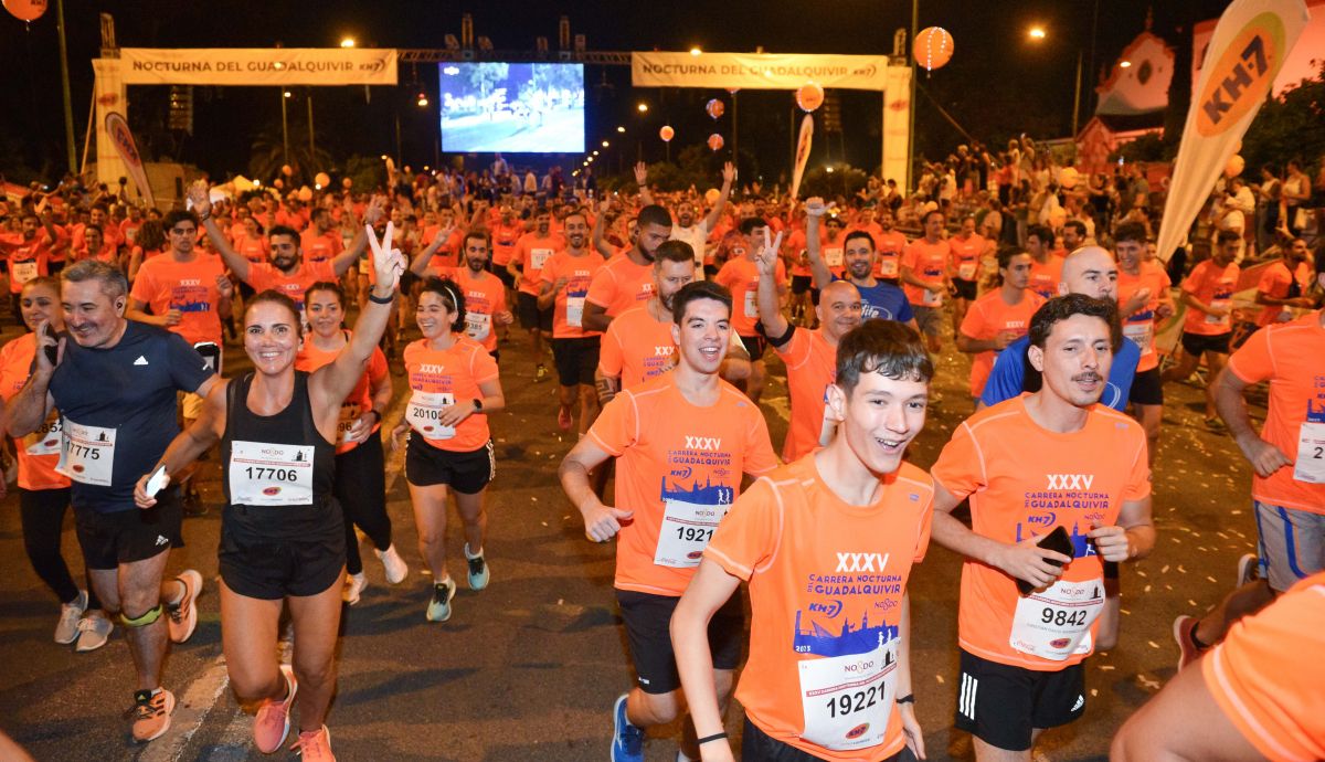 Guadalquivir Nachtloop: grote opkomst en 1.000 extra inschrijvingen geopend