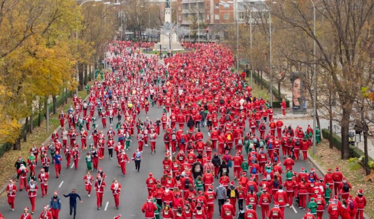 Nu inschrijven voor de Kerstmanloop van El Corte Inglés in Madrid