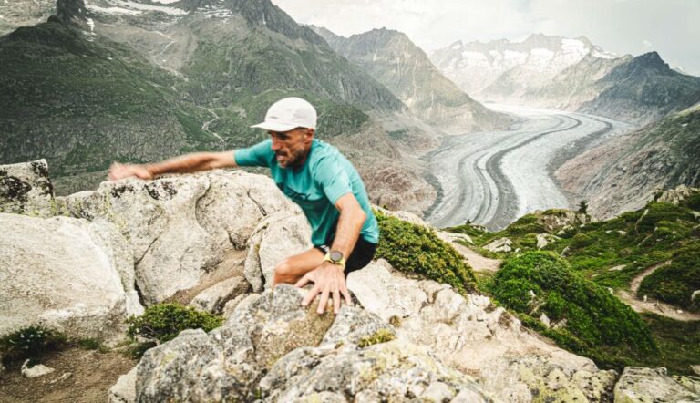 Hardlopen met Chema Martínez op de Groot-Aletschgletsjer – ongelooflijke ervaring
