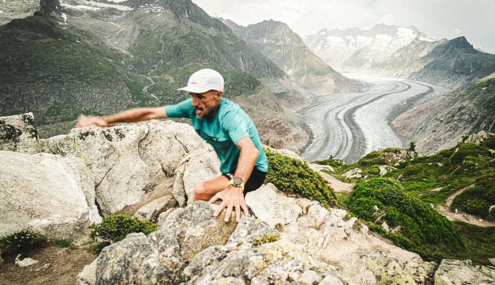 Hardlopen met Chema Martínez op de Groot-Aletschgletsjer – ongelooflijke ervaring